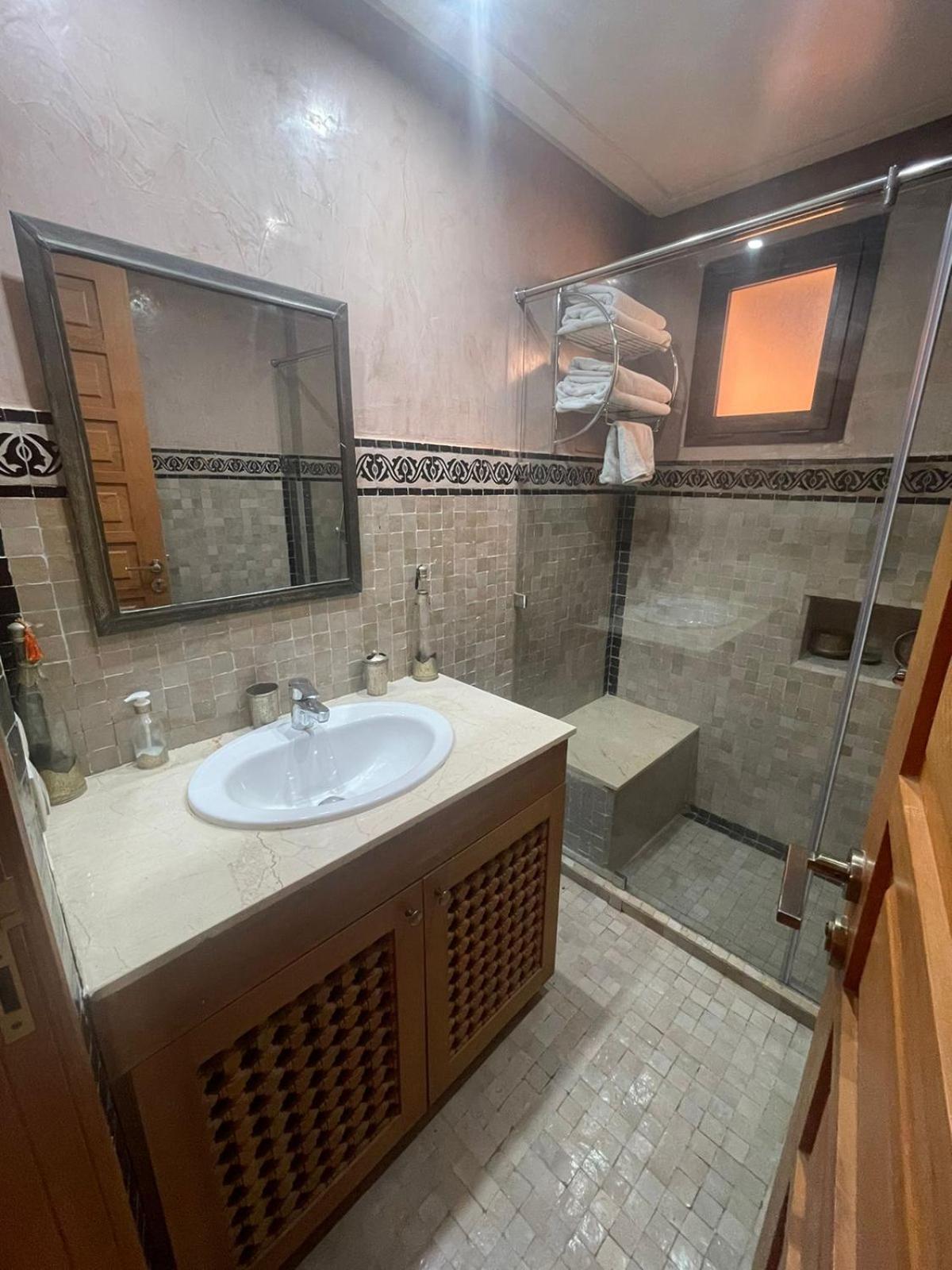 Fabuleux Appartement, Rez De Jardin Au Sein De La Palmeraie Marraquexe Exterior foto