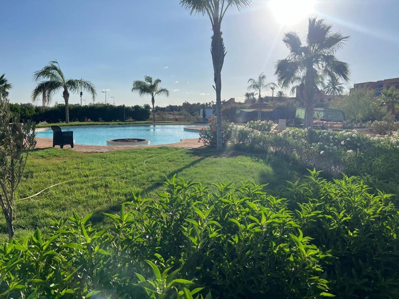 Fabuleux Appartement, Rez De Jardin Au Sein De La Palmeraie Marraquexe Exterior foto