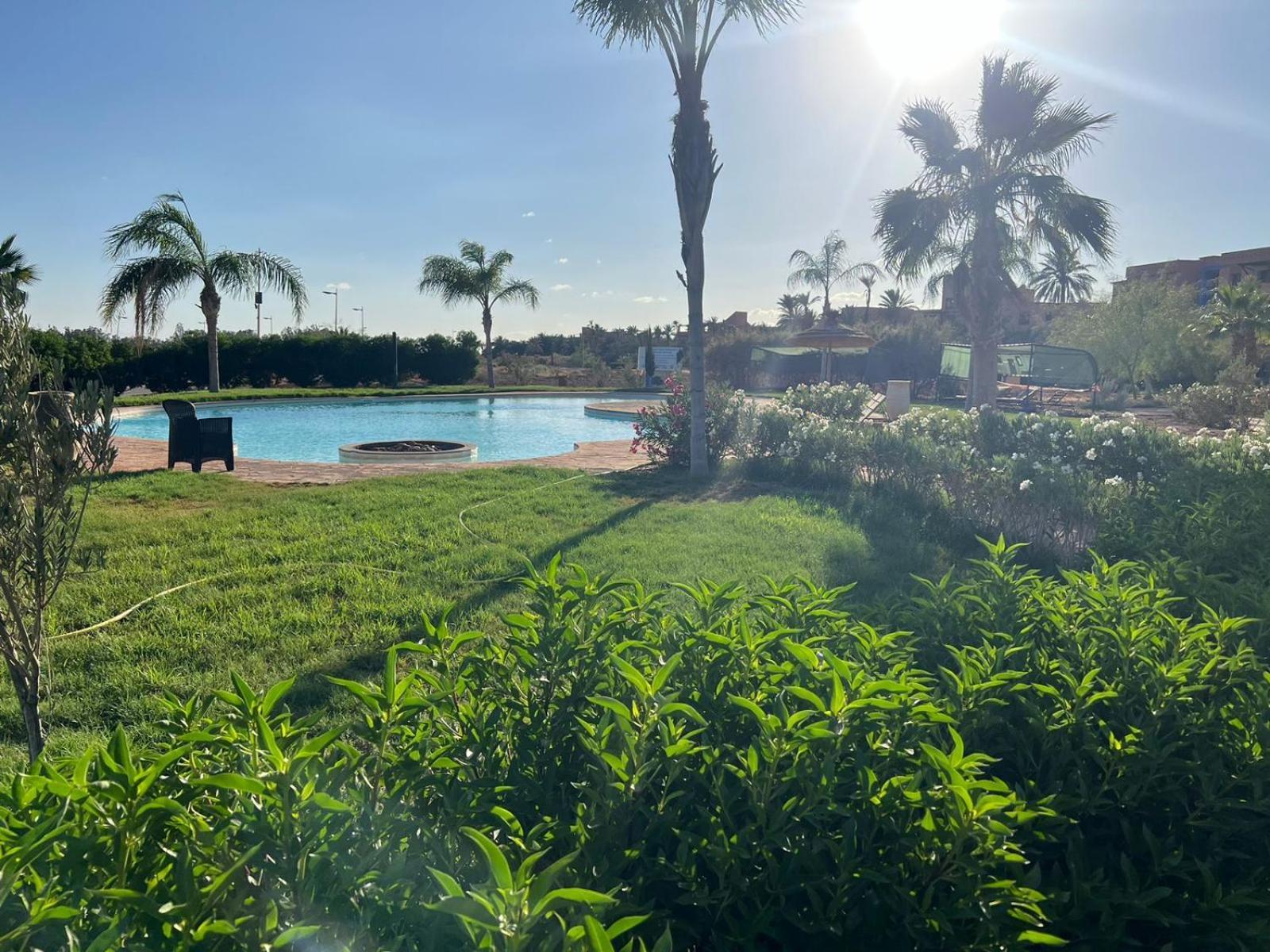 Fabuleux Appartement, Rez De Jardin Au Sein De La Palmeraie Marraquexe Exterior foto